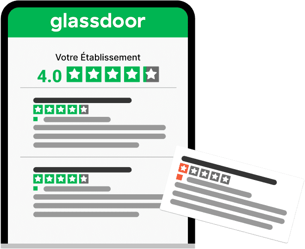 Avis négatifs Glassdoor supprimé avec Aveefy