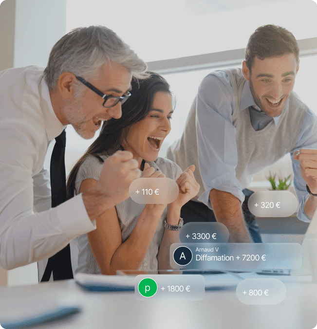 dommage et intérêt récupéré après diffamation