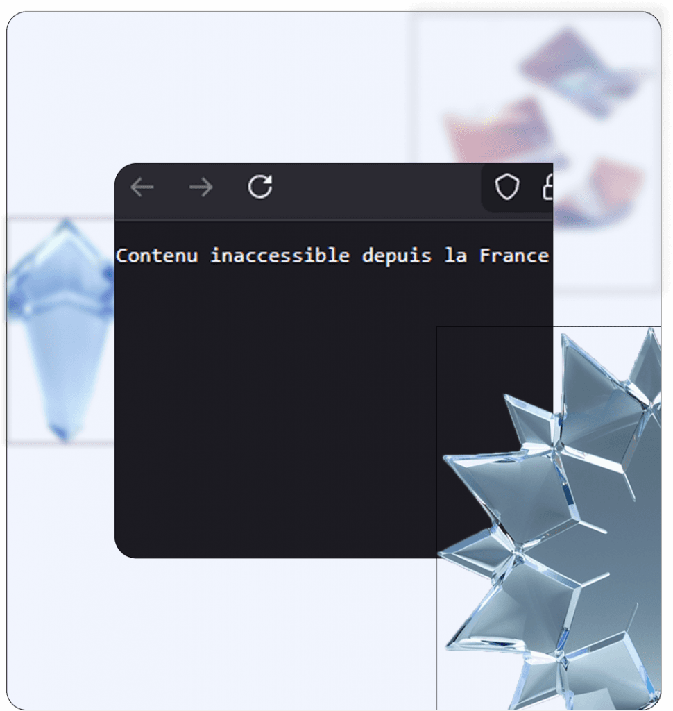 géoblocage en france, solution Aveefy contre les URL préjudiciable et diffamatoire en France
